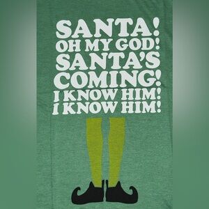 🎄 New! Elf Santa! OMG Santa’s Coning! Unisex Tshirt